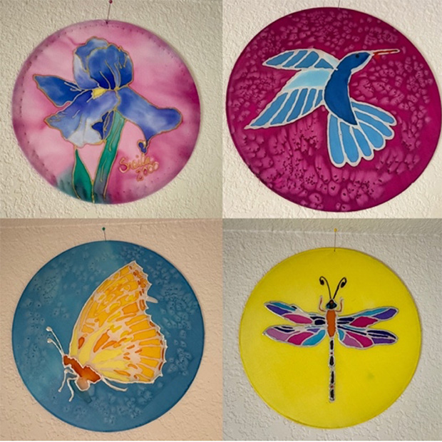 Silk Suncatchers